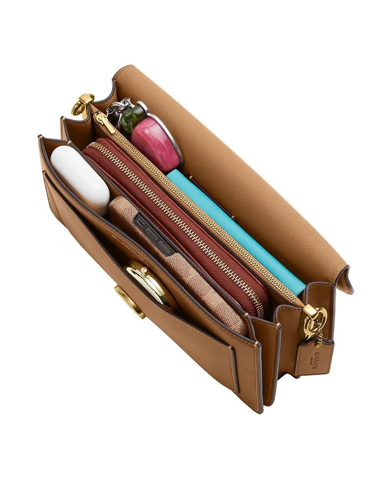 Coach Tabby 26 Smooth Two Tone Leather Bag