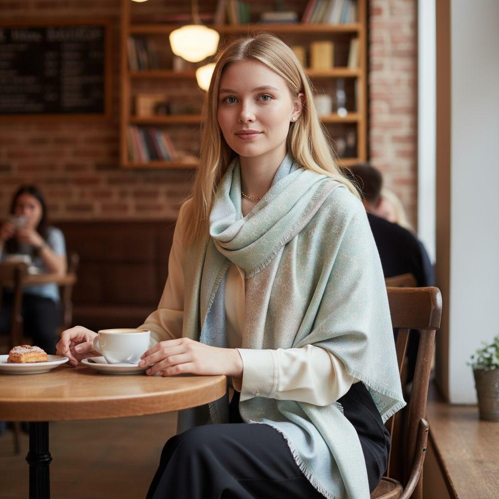 Gucci Jacquard Multicolour Shawl