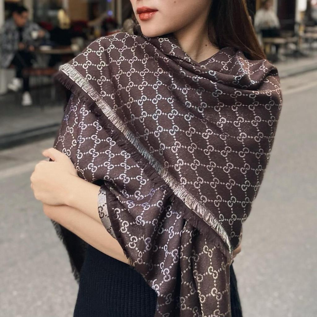 Gucci Jacquard Multicolour Shawl