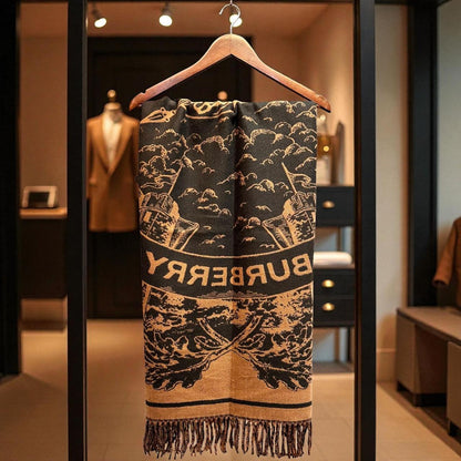 Burberry Most Awaited Reversible Rabbit Fur Winter Stole