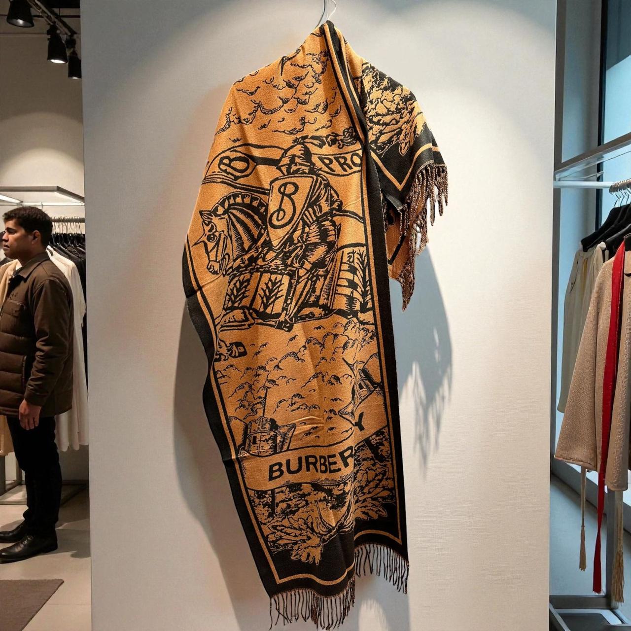 Burberry Most Awaited Reversible Rabbit Fur Winter Stole