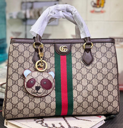 Gucci Ophidia Handbag With Key Charm