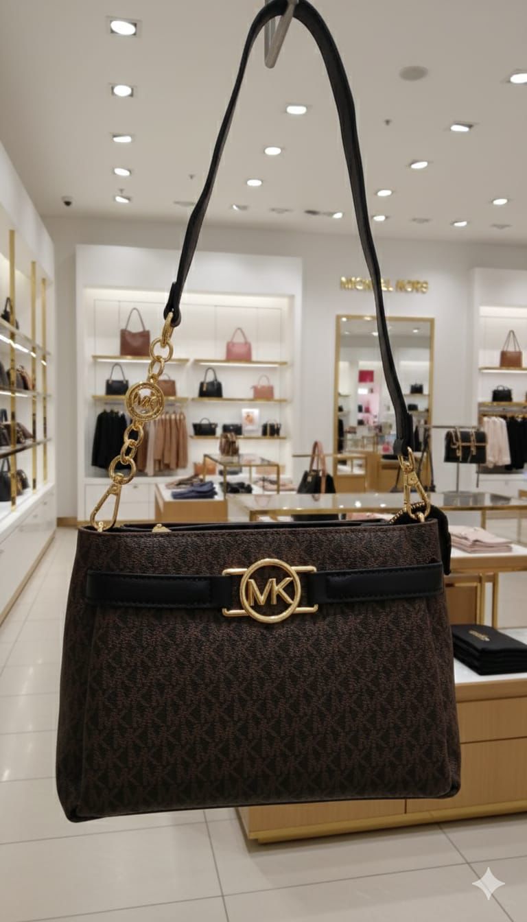 Michael Kors Angelina Small Logo Shoulder Bag