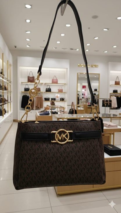 Michael Kors Angelina Small Logo Shoulder Bag