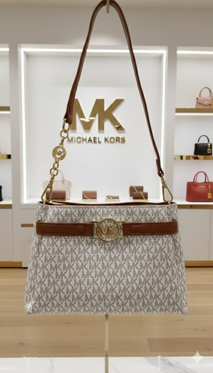 Michael Kors Angelina Small Logo Shoulder Bag