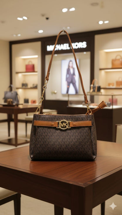 Michael Kors Angelina Small Logo Shoulder Bag