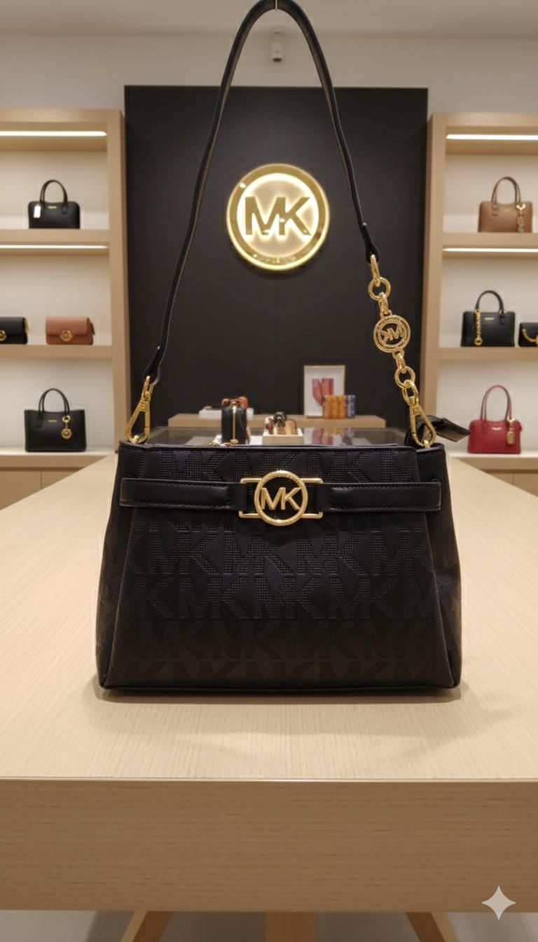 Michael Kors Angelina Small Logo Shoulder Bag