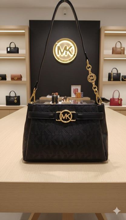 Michael Kors Angelina Small Logo Shoulder Bag