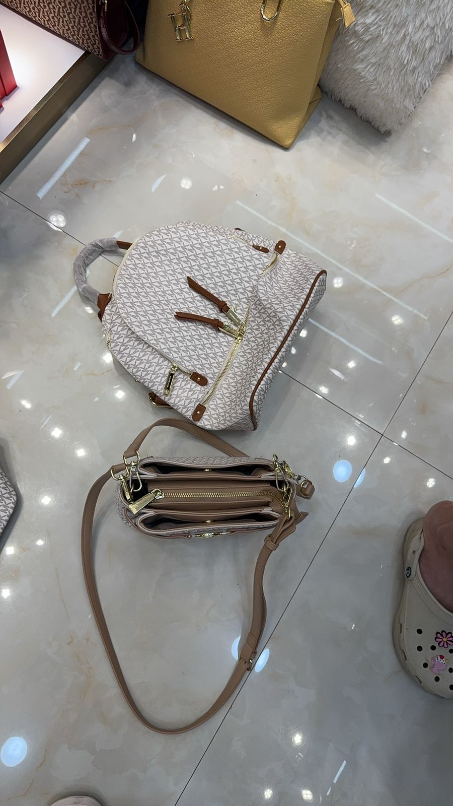 Michael Kors Angelina Small Logo Shoulder Bag