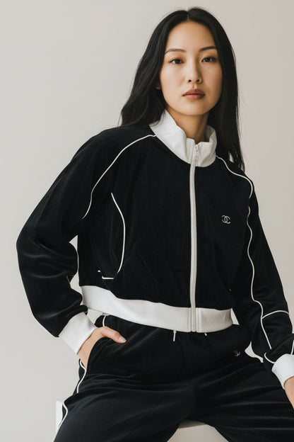 Chanel Black Tracksuit
