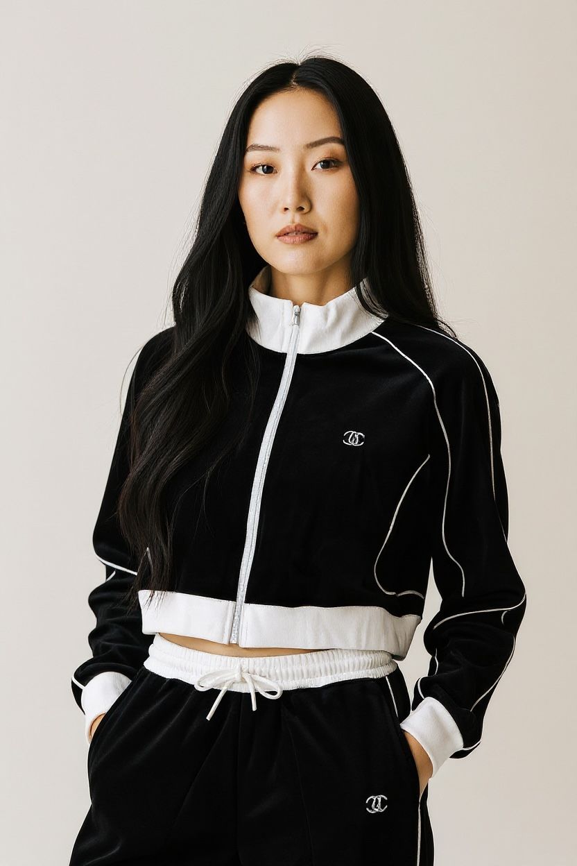 Chanel Black Tracksuit
