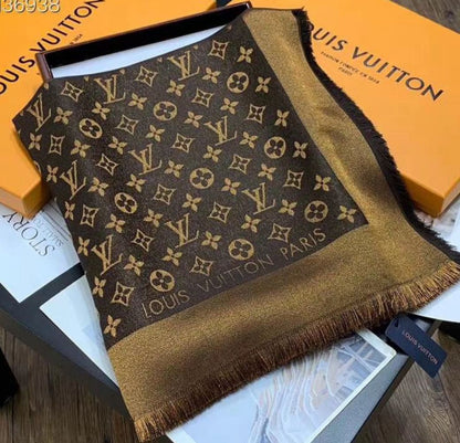 LOUIS VUITTON SO SHINE MONOGRAM SHAWL