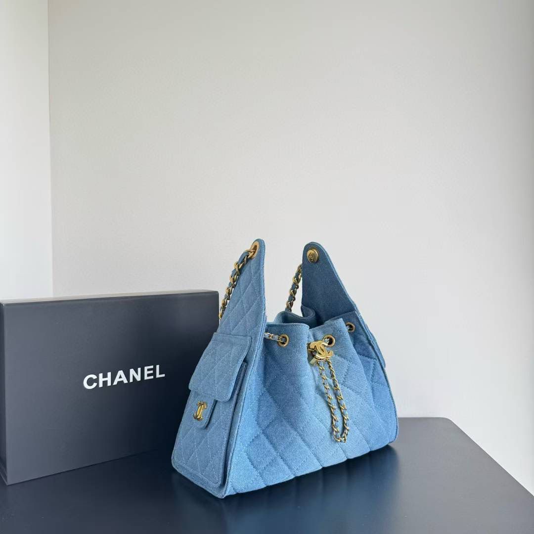 Chanel Classic Iconic 25 S Denim Hobo