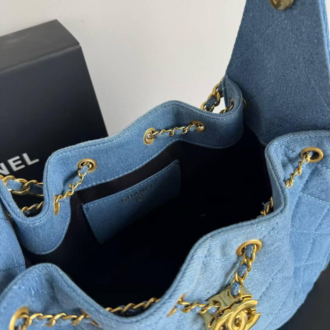 Chanel Classic Iconic 25 S Denim Hobo