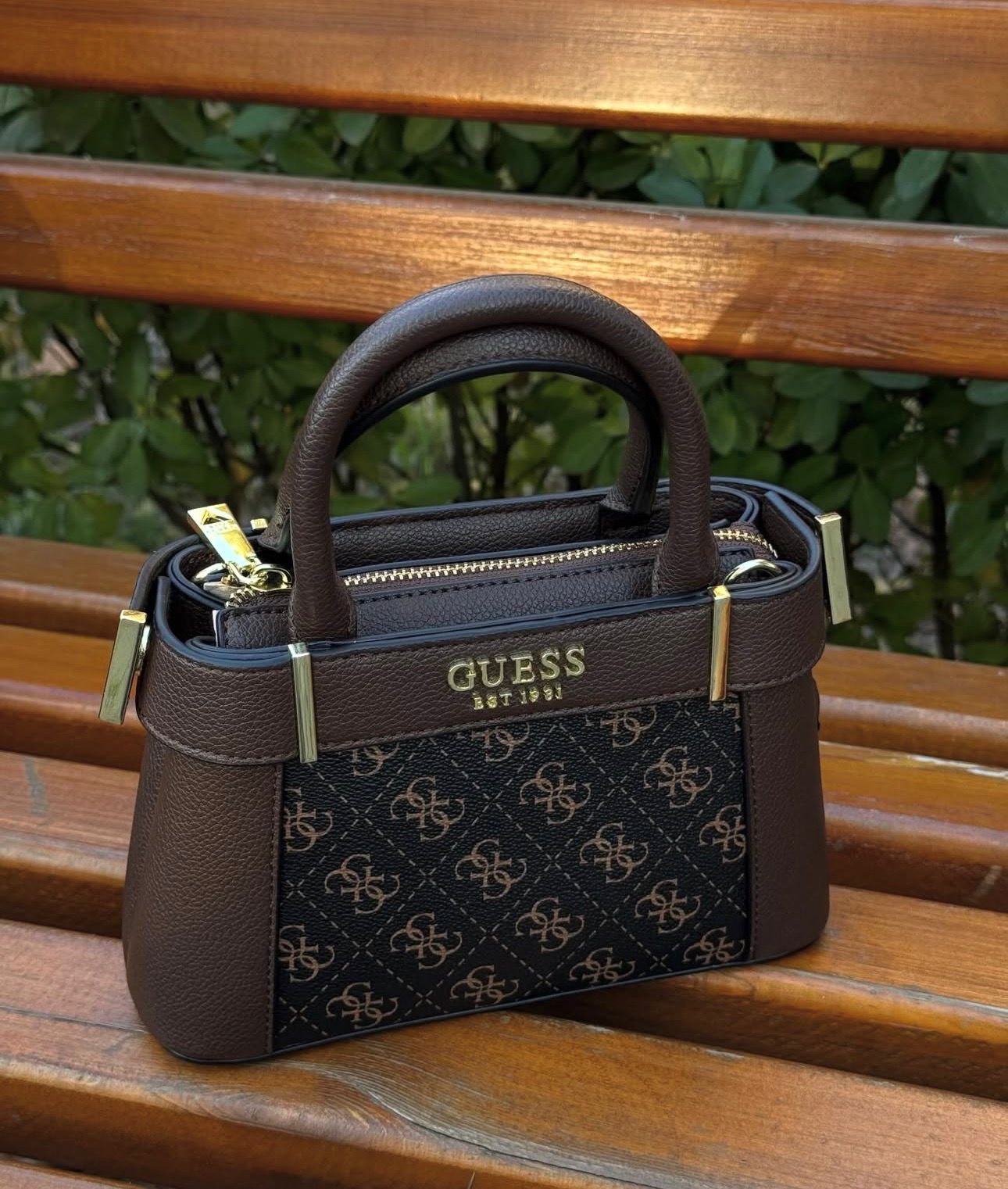 Guess Small Society Satchel Bag