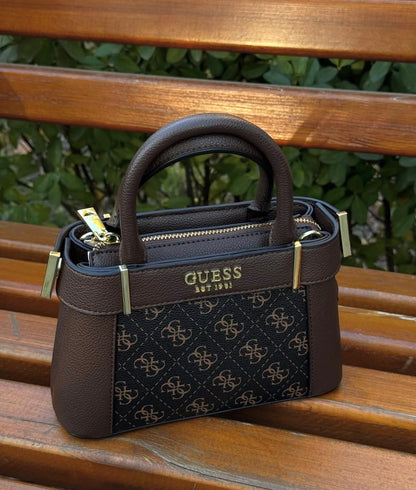 Guess Small Society Satchel Bag