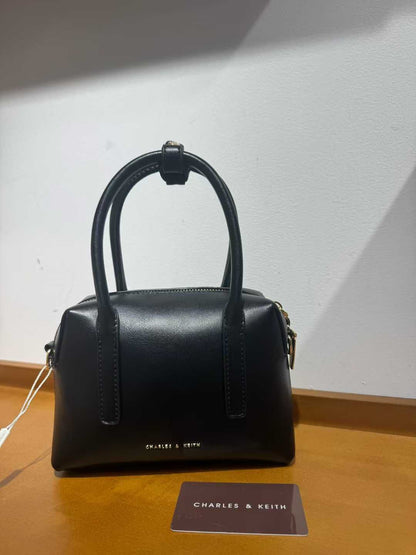 Charels & Keith Deyna Suede And Regular Bowling Bag