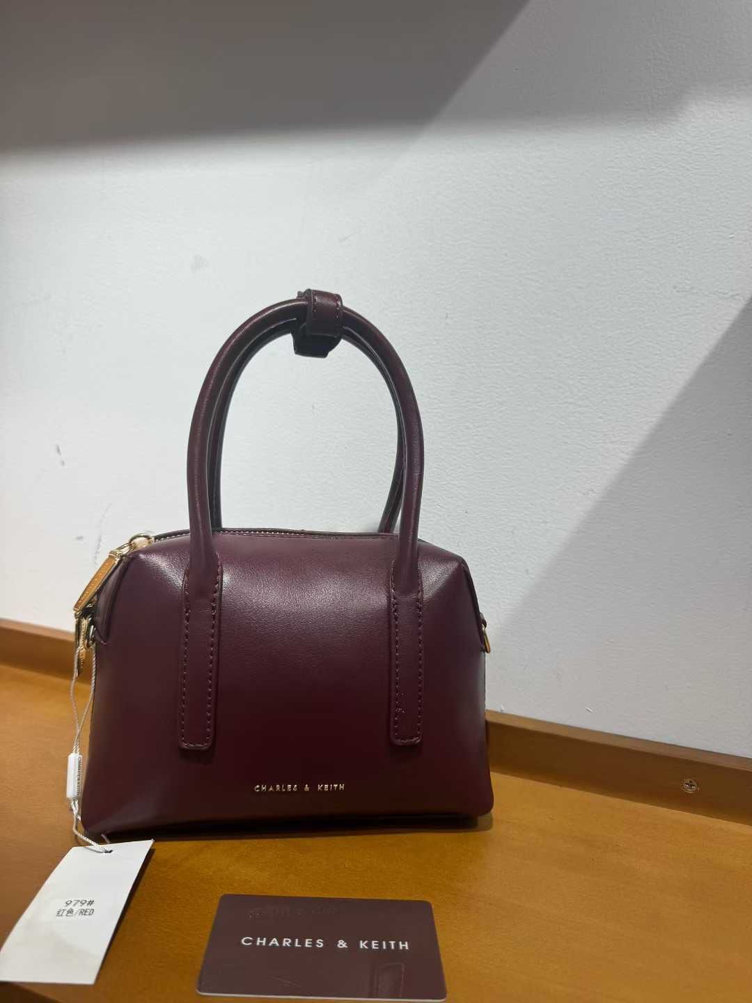 Charels & Keith Deyna Suede And Regular Bowling Bag