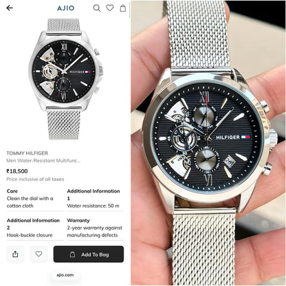 Tommy Hilfiger Baker Chronograph Original Model Series Now Available