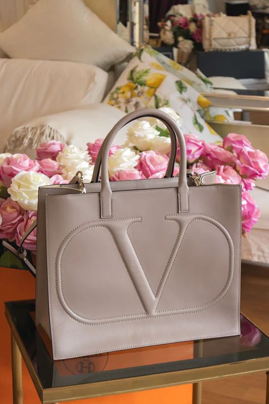 The Hot Cake Valentino Square Super V Tote Bag