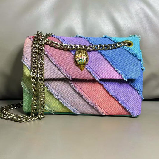 Kurt Geiger Mini Kensington Frayed Rainbow