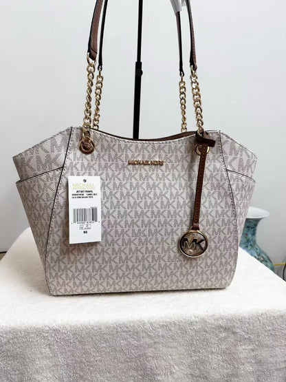 MICHAEL KORS JET SET CHAIN SHOULDER TOTE BAG