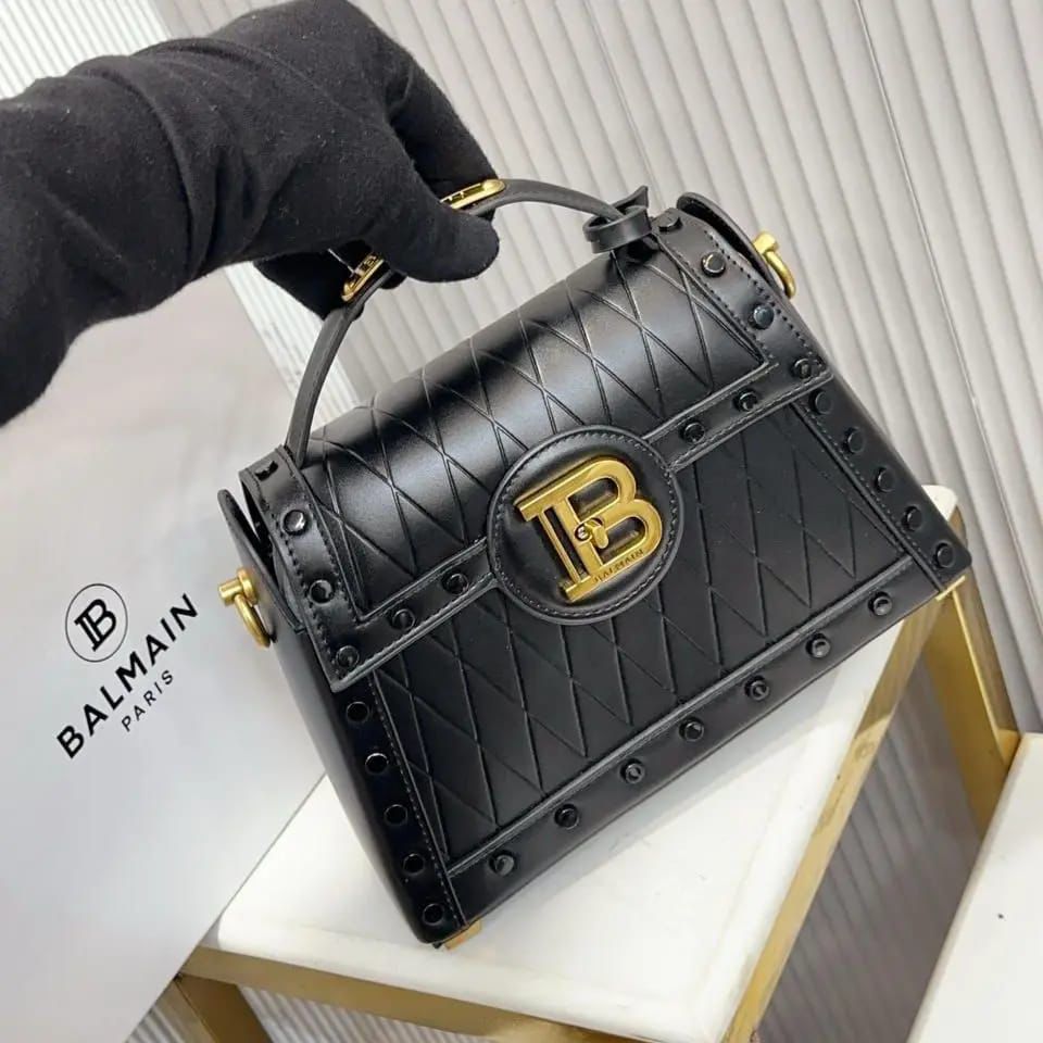 Balmain B Buzz Dynasty Genuine Leather Bag
