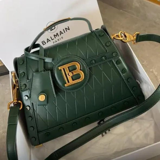 Balmain B Buzz Dynasty Genuine Leather Bag