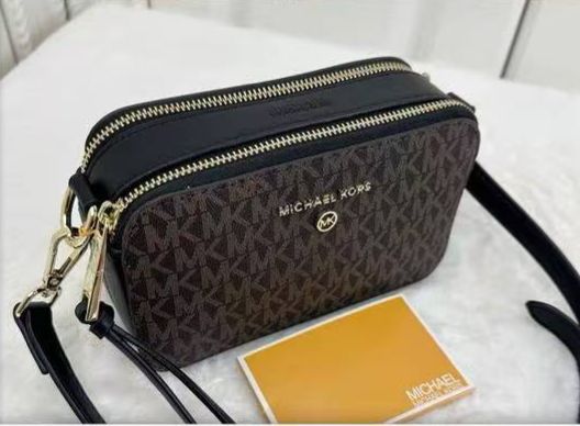 M K-O-R-S SNAPSHOT DUAL COMPARTMENT BAG