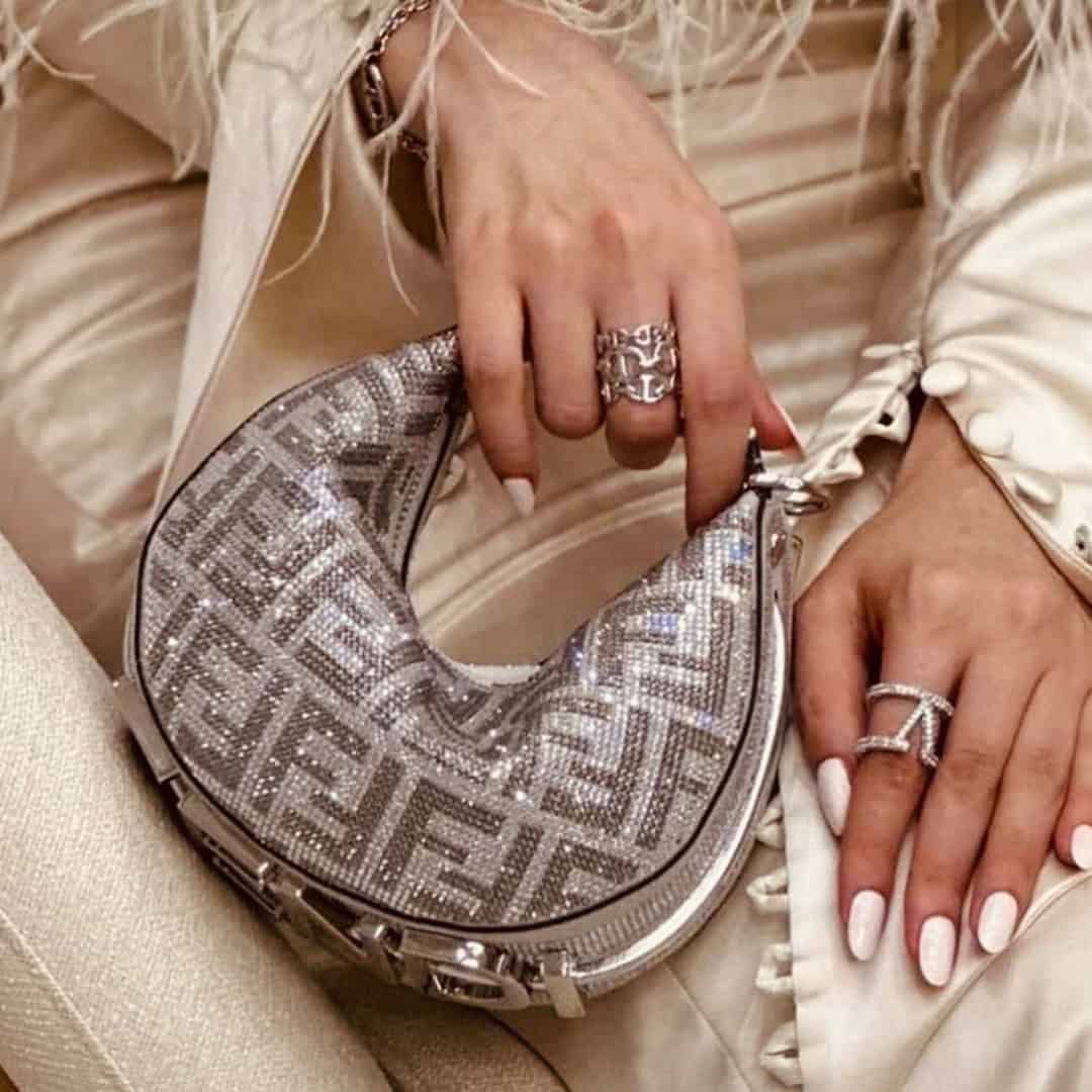 FE-N-DI FENDIGRAPHY SHIMMER BAG