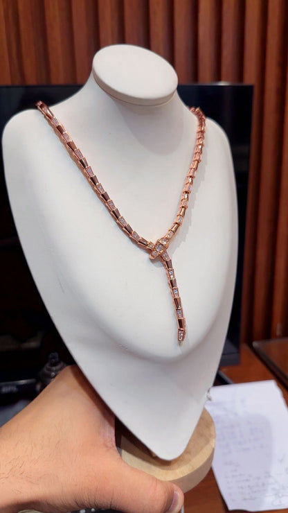 Bvl-gari Snake Necklace — Super High Quality