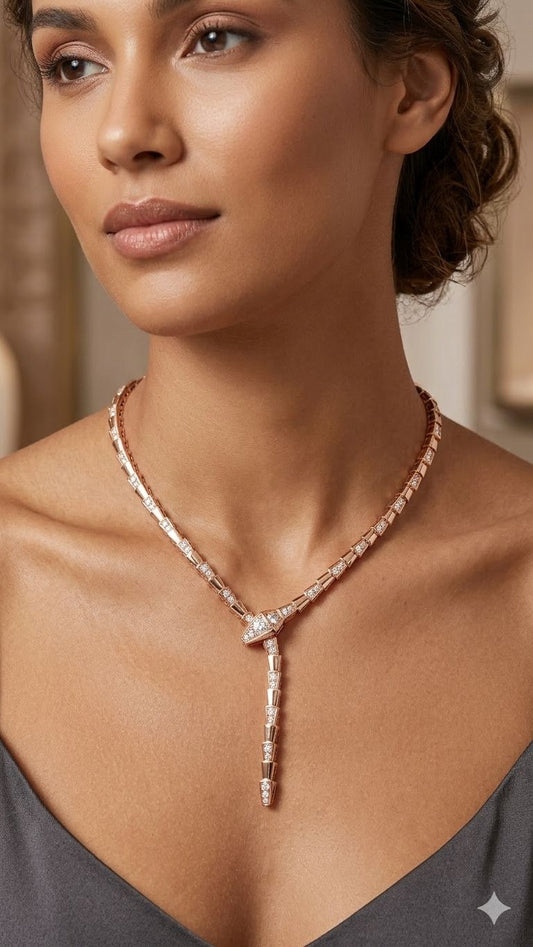 Bvl-gari Snake Necklace — Super High Quality