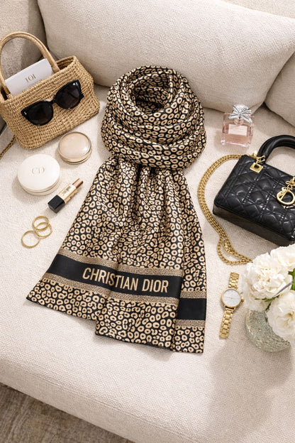 CH-RIS-TIAN DI-OR Silk Stoles