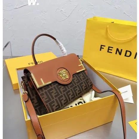 FE-N-DI X VE-R-S-ACE LA MEDUSA HANDBAG