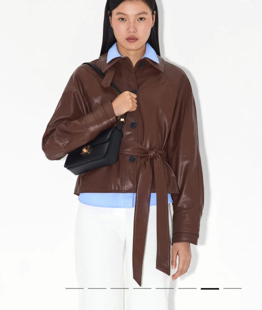 PE-DRO STUDIO LEATHER SHOULDER BAG