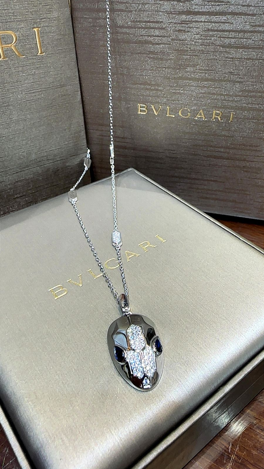 Bvl-gari Serpenti Seduttori Necklace