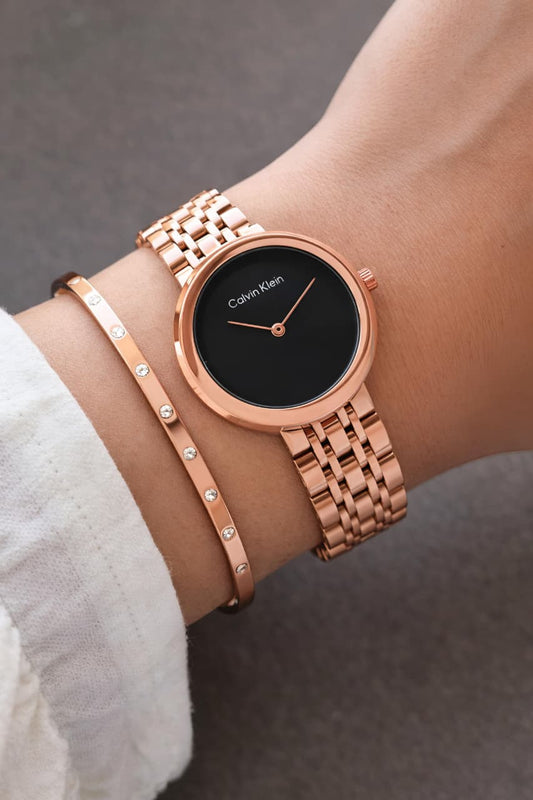 Cal-vin Klein Burst Rose Gold Original Model Series Now Available