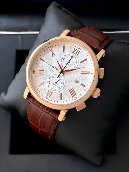 Mont-bla-nc Premius Brown Formal Collection