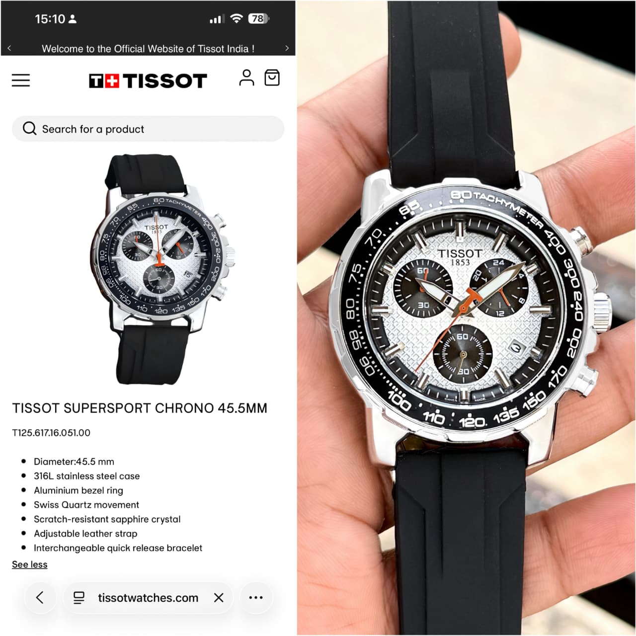 Ti-ss-ot Supersport Chrono Original Model Series Now Available