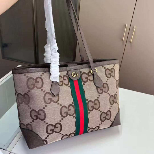 G-U-CC-I OPHIDIA JUMBO GG TOTE BAG