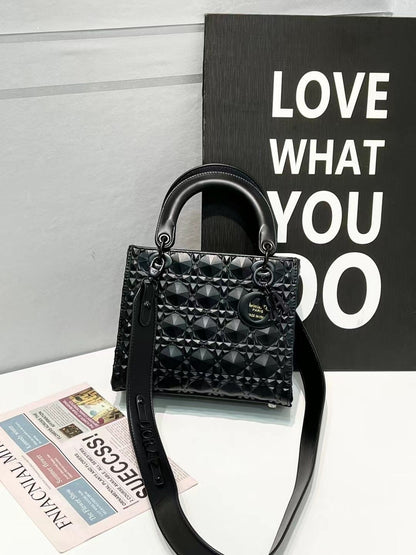 LADY DIOR DIAMOND MOTIF DIOR BAG