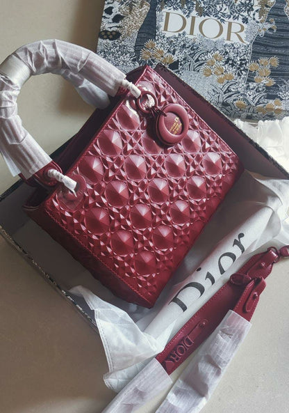 LADY DIOR DIAMOND MOTIF DIOR BAG