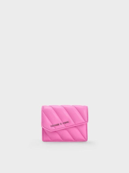 Charles & Keith Mini Asymmetric Flap Sling Bag With OG Box
