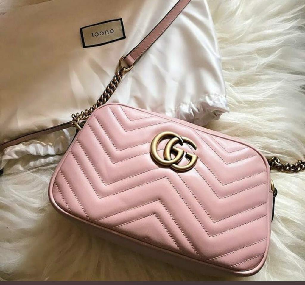 Gucci Mattlasse Camera Crossbody Bag