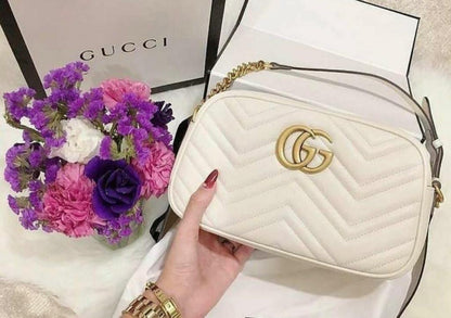 Gucci Mattlasse Camera Crossbody Bag