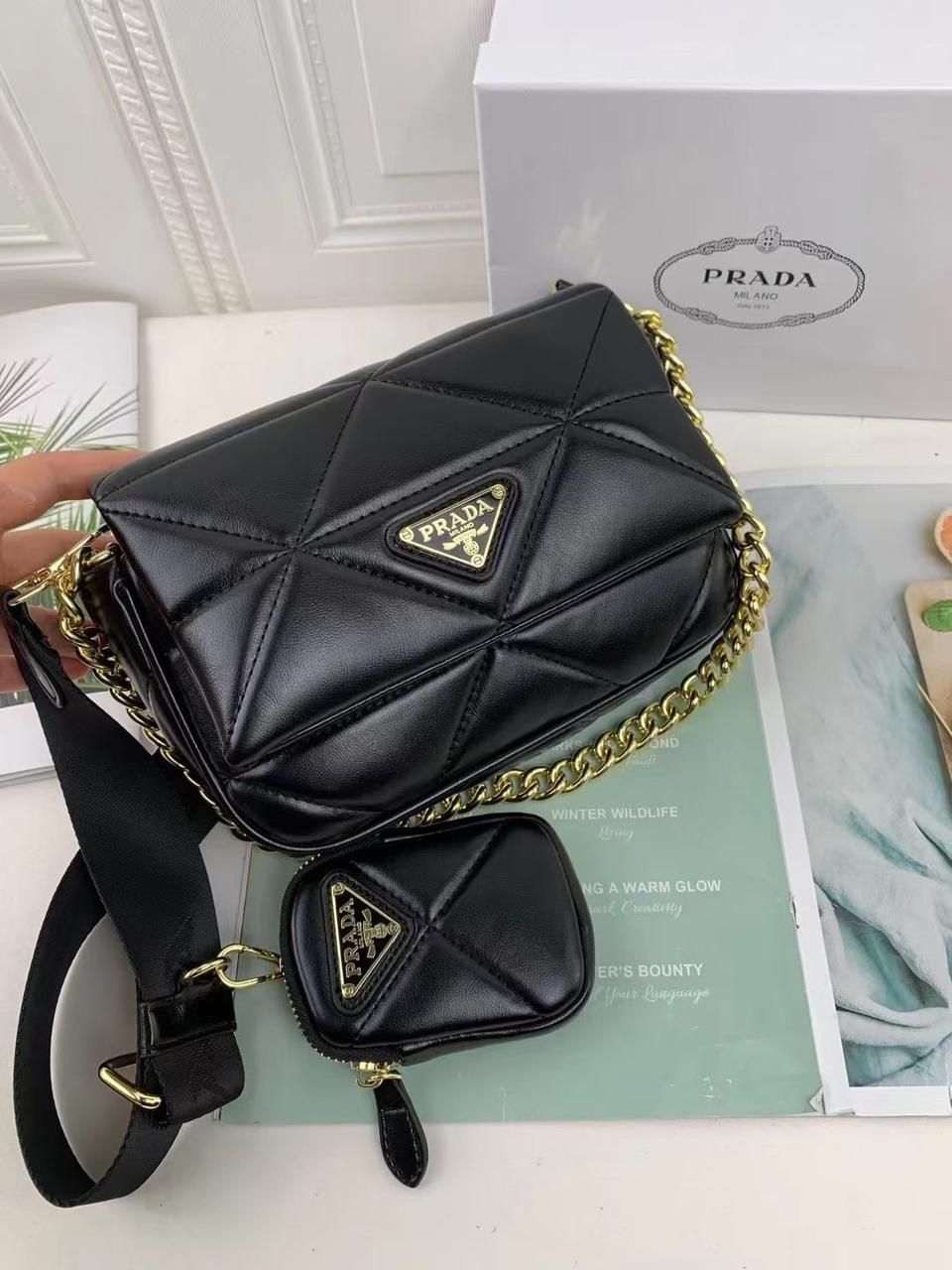 Prada Shoulder Crossbody Bag