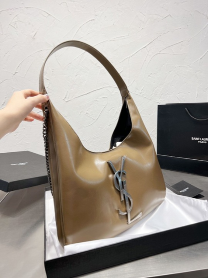 Ysl Big Logo Shopper Tote Bag