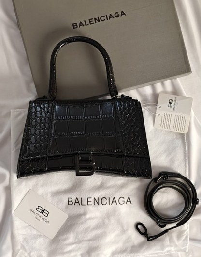 Balenciaga Hourglass Black Edition Bags