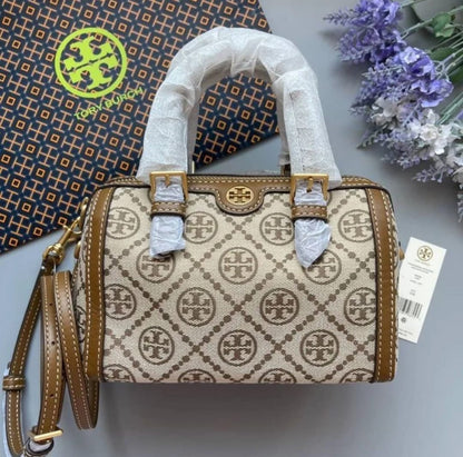 TORY BURCH T MONOGRAM JACQUARD SPEEDY SMALL BAGS