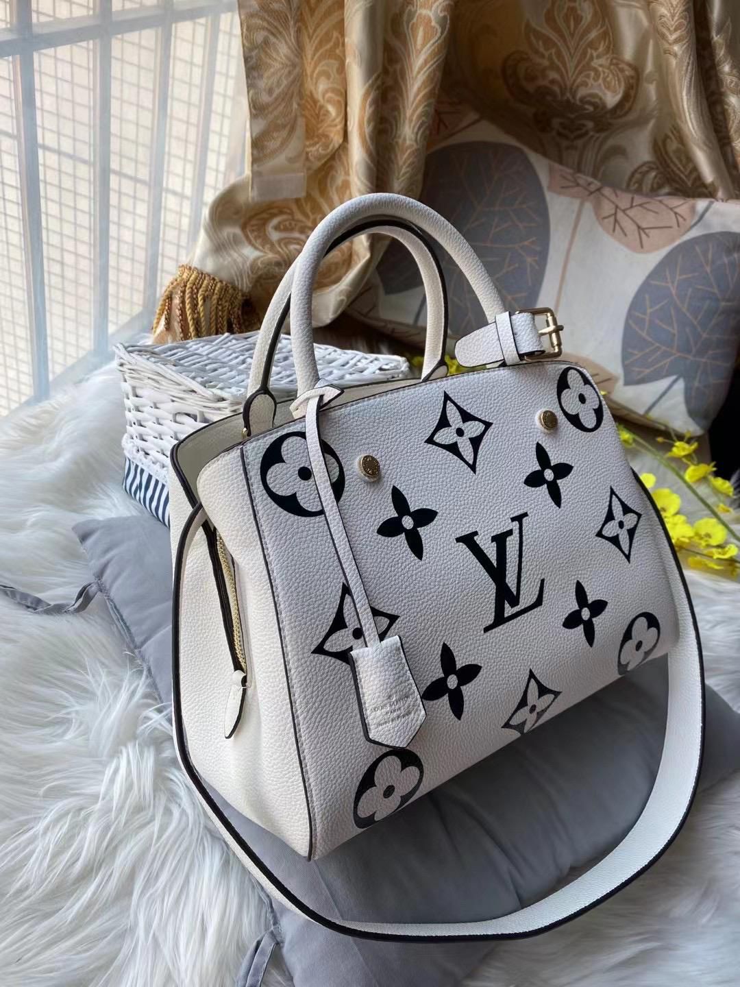 Louis Vuitton Montaigne Leather Bag